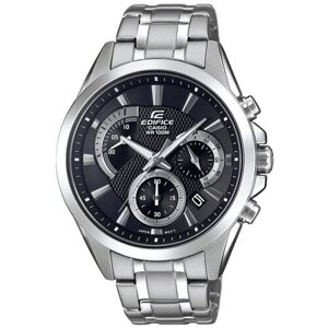 Наручные часы CASIO Edifice EFV-580D-1AVUEF, черный, серебряный