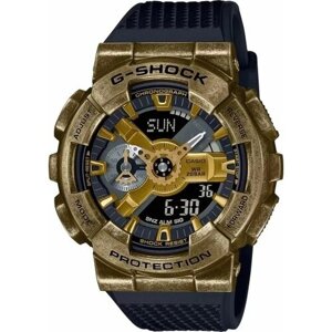Наручные часы CASIO G-Shock Casio GM-110VG-1A9, черный, золотой