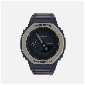 Наручные часы CASIO G-Shock GA-2110ET-2A), синий, серый