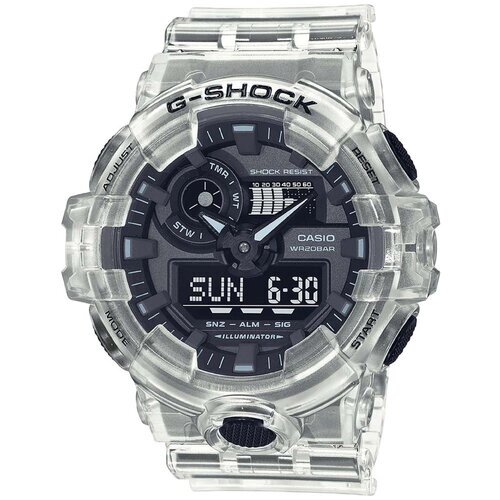Наручные часы CASIO G-shock японские G-SHOCK GA-700SKE-7A, черный