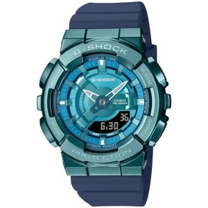 Наручные часы CASIO G-Shock Японские наручные часы Casio G-SHOCK GM-S110LB-2A с хронографом, синий