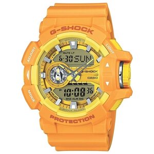 Наручные часы CASIO GA-400A-9A, оранжевый, серый