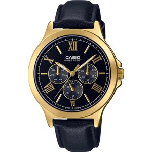 Наручные часы CASIO MTP-V300GL-1A, золотой, черный