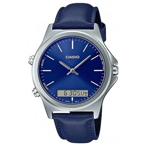 Наручные часы CASIO MTP-VC01L-2E, синий, серебряный