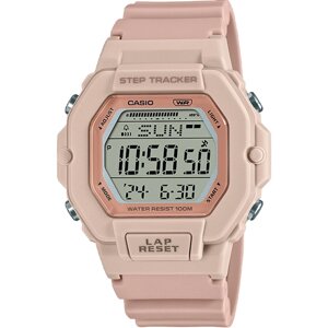 Наручные часы CASIO Наручные часы CASIO Collection LWS-2200H-4A, бежевый, розовый