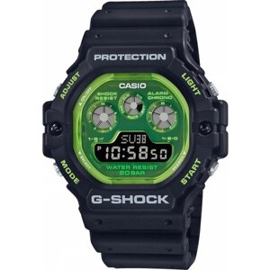 Наручные часы CASIO Наручные часы Casio DW-5900TS-1ER, зеленый, черный
