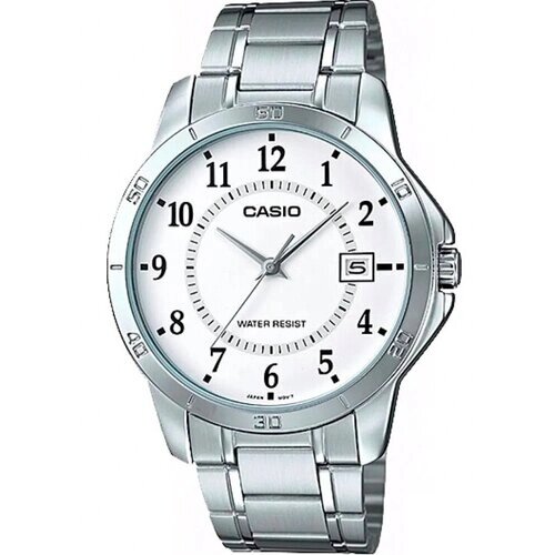Наручные часы CASIO Наручные часы MTP-V004D-7B, серебряный