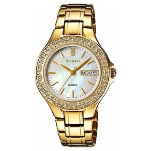 Наручные часы CASIO Sheen SHE-4800G-7A, золотой