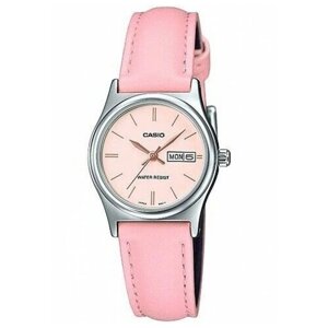 Наручные часы CASIO Женские LTP-V006L-4B, серебряный, розовый