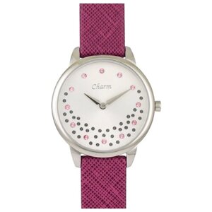 Наручные часы Charm 15020053, серебряный, фиолетовый