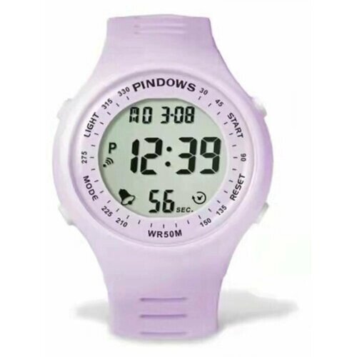 Наручные часы Часы наручные ручные электронные для /плавания/ занятием спортом/ активного образа жизни/ фитнесом/фиолетовый