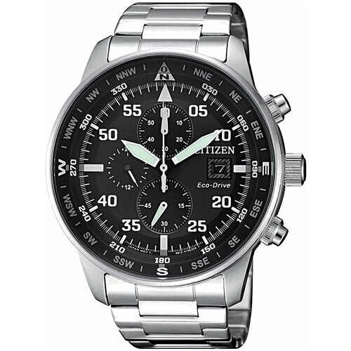 Наручные часы CITIZEN Citizen - Aviator Crono - CA0690-88E, черный, серебряный