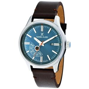Наручные часы Daniel Klein 11499-4, коричневый, голубой