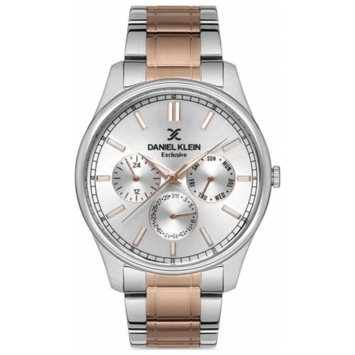 Наручные часы Daniel Klein Exclusive 12838-5, серебряный, бесцветный