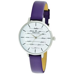 Наручные часы Daniel Klein, фиолетовый, белый