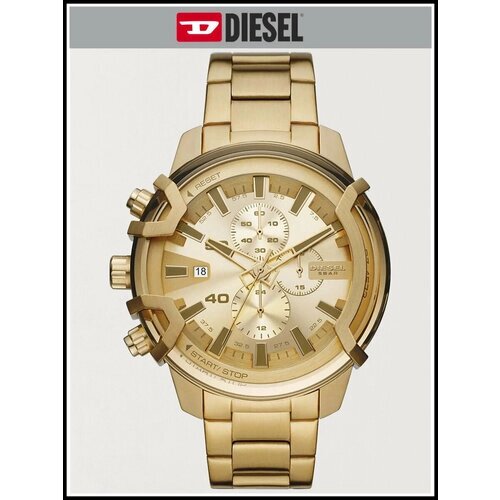 Наручные часы DIESEL Мужские кварцевые наручные часы Diesel, золотой