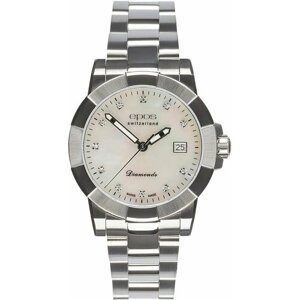 Наручные часы Epos Часы швейцарские наручные женские кварцевые на браслете Epos 8001.700.20.80.30 с бриллиантами, серебряный