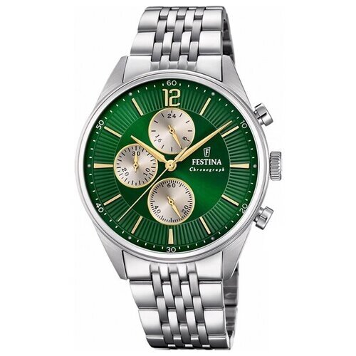 Наручные часы FESTINA Наручные часы Festina F20285.9, серебряный, зеленый