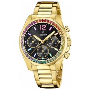 Наручные часы FESTINA Наручные часы Festina Woman 20606, золотой, черный