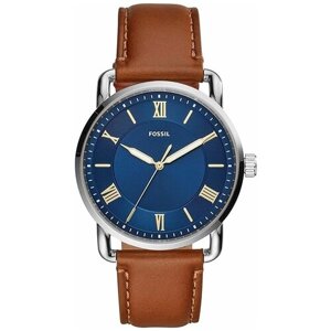 Наручные часы FOSSIL Copeland Copeland FS5661, коричневый, синий