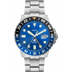 Наручные часы FOSSIL FS5991, синий, серебряный