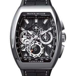 Наручные часы Franck Muller Franck Muller Vanguard V 45 CC GD AC SQT NR, серебряный, черный