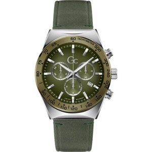 Наручные часы Gc Sport Z17004G9MF, зеленый, серебряный