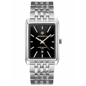 Наручные часы GREENWICH GW 541.10.15, серебряный, черный