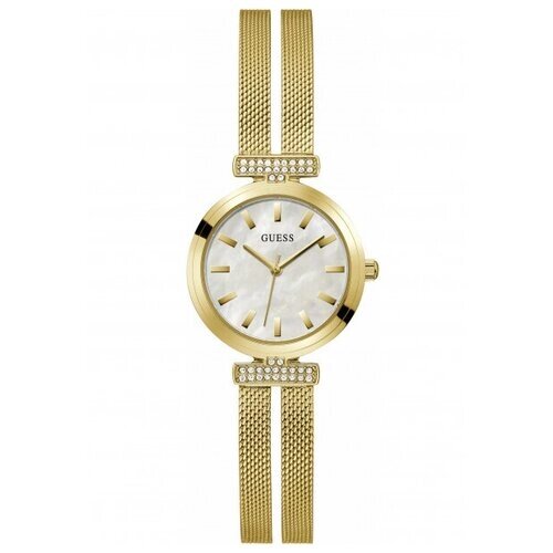 Наручные часы GUESS Dress GW0471L2, белый, золотой