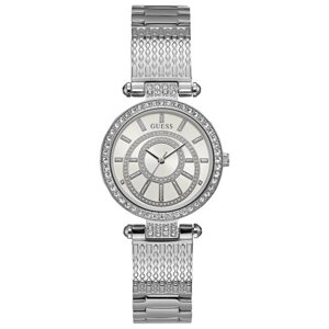 Наручные часы GUESS Dress Steel W1008L1, серебряный