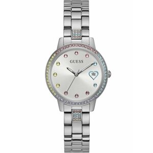 Наручные часы GUESS Dress Женские GW0657L1, серебряный, белый