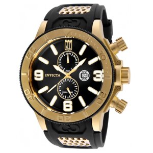 Наручные часы INVICTA Часы мужские кварцевые Invicta Jason Taylor Corduba 25187, золотой