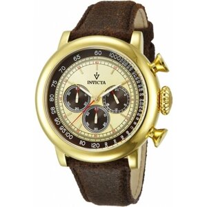 Наручные часы INVICTA Часы мужские кварцевые Invicta Vintage 13058, золотой