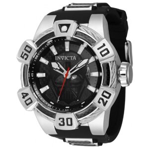 Наручные часы INVICTA Часы мужские механика с автоподзаводом Invicta Star Wars Darth Vader Automatic 40980, серебряный