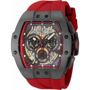Наручные часы INVICTA Титановые наручные часы Invicta IN44411 с хронографом, красный, черный