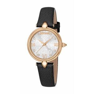Наручные часы Just Cavalli Часы наручные женские Just Cavalli JC1L254L0035, Кварцевые 30 мм, серебряный, черный
