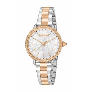 Наручные часы Just Cavalli женские JC1L259M0095, Кварцевые 32 мм, розовый, серебряный