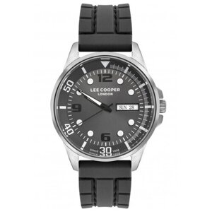 Наручные часы Lee Cooper 7262, серебряный, черный