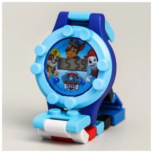 Наручные часы Marvel, корпус пластик, ремешок пластик, голубой