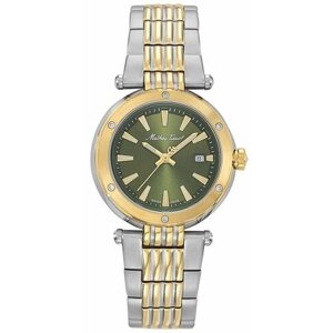 Наручные часы Mathey-Tissot Швейцарские D912BV, золотой, зеленый