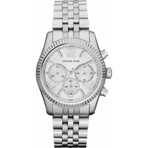 Наручные часы MICHAEL KORS Часы Наручные Michael Kors Женские Lexington серебристые оригинальные, серебряный