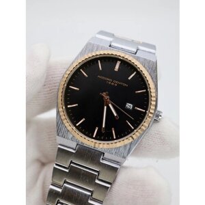 Наручные часы Мужские и женские часы наручные кварцевые, электронные, подарок, часики с металлическим браслетом, черный, серебряный