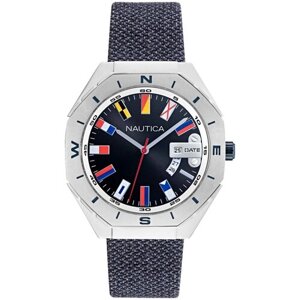 Наручные часы NAUTICA Часы наручные Nautica NAPLSS001, серый, синий