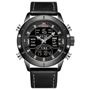 Наручные часы Naviforce NF9153L классические мужские таймер, черный