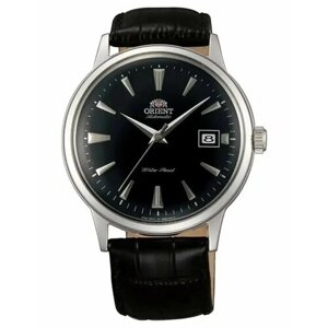 Наручные часы ORIENT Часы механические Orient Automatic FAC00004B0 с гарантией, серебряный, черный