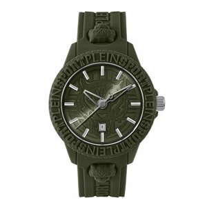 Наручные часы PLEIN SPORT Мужские PSQBA0723, Кварцевые, 43 мм, зеленый