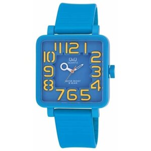 Наручные часы Q&Q VR06 J005, голубой, синий