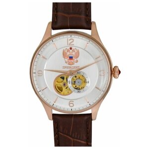 Наручные часы Русское время Русское Время Часы наручные Президент 6509051 с браслетом механические, розовый