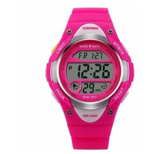 Наручные часы SKMEI Часы наручные Skmei 1077dg-pink, розовый, фуксия