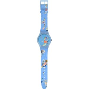 Наручные часы swatch наручные часы swatch BLUE SKY, BY vassily kandinsky SUOZ342, голубой